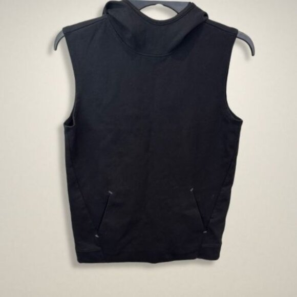 Old Navy Tops - Old‎ Navy Active Dynamic Fleece Sleeveless Hoodie Side Pockets Black Women's XL